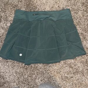 Lululemon Athletica Dark Green Mini Skirt